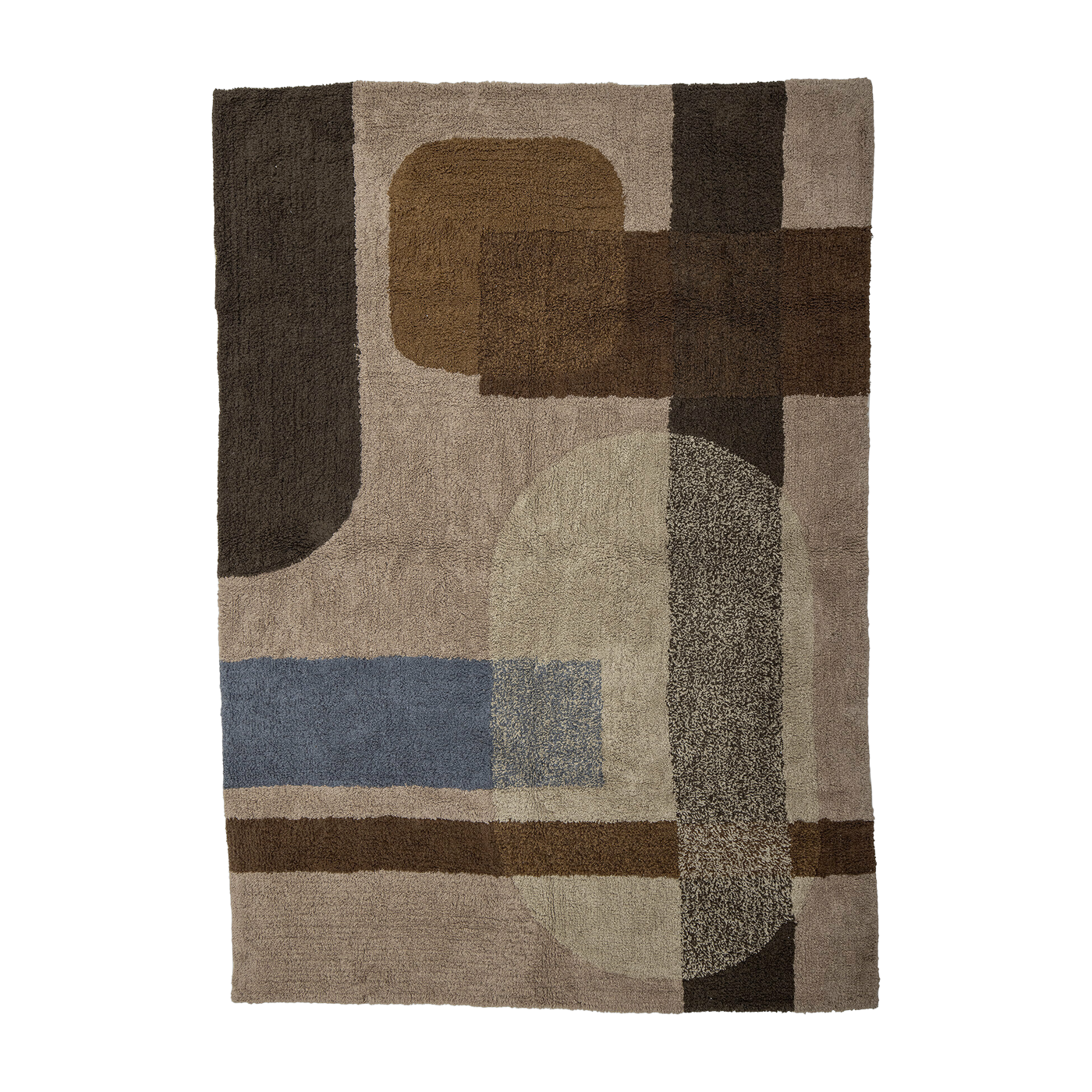 Zofia Rug Algodón Marrón - Bloomingville