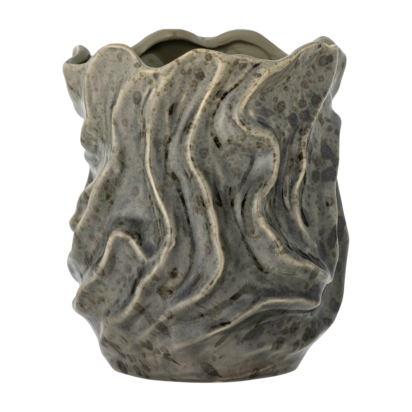 Jarrón Soumia Deco Gres Gris - Bloomingville