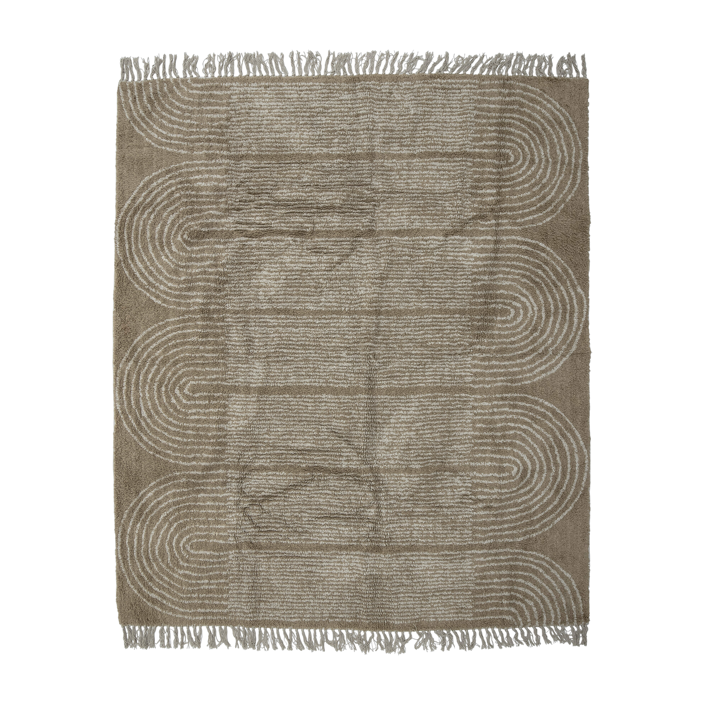 Zeynep Rug Algodón Marrón - Bloomingville