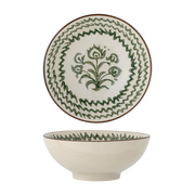 Heikki Bowl Green Stoneware - Bloomingville