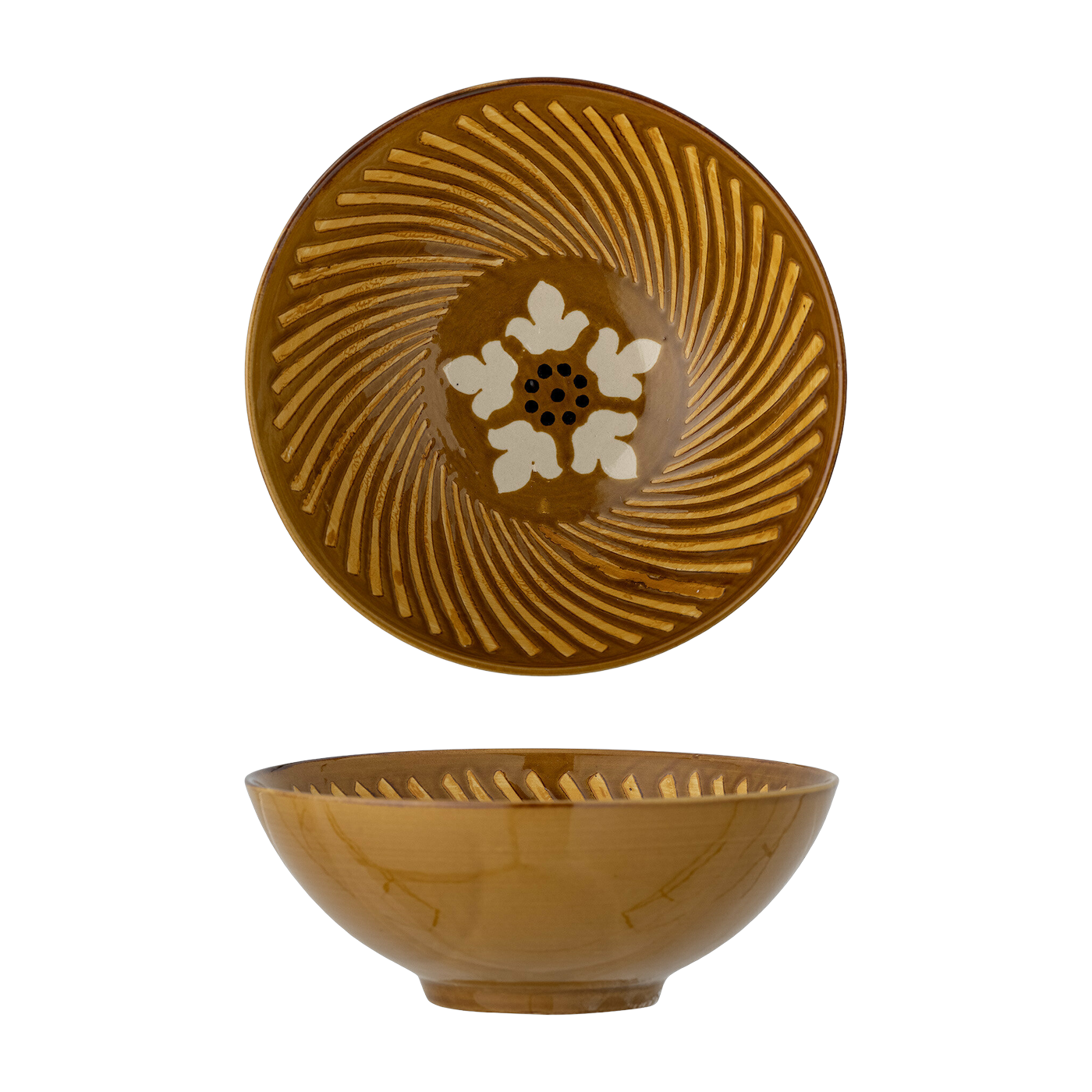 Ciotola Heikki Marrone Gres - Bloomingville