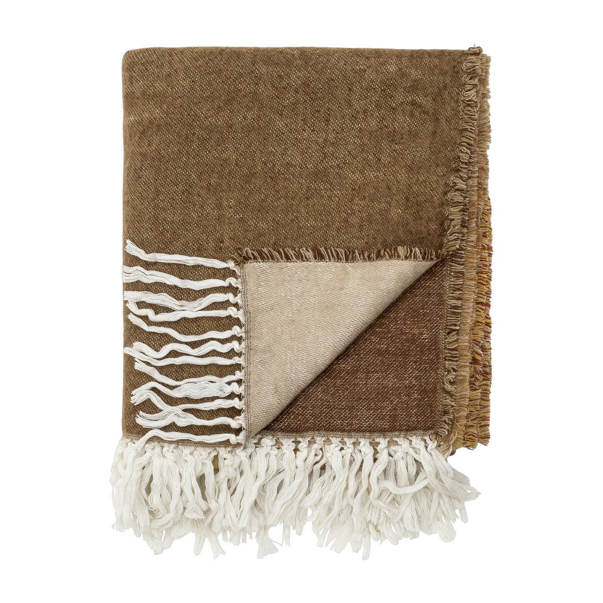 Ara Throw acrílico marrón - Bloomingville