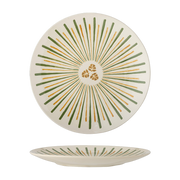 Heikki Serving Plate Green Stoneware - Bloomingville