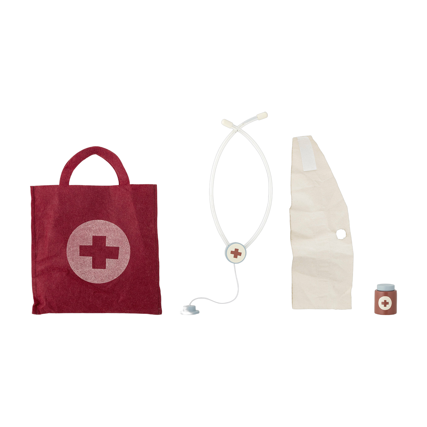 Elliott Play Set Docteur Rouge Fsc®100% Lotus - Bloomingville Mini