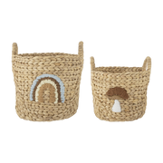 Cesta Agnes Nature Jacinto de agua - Bloomingville Mini