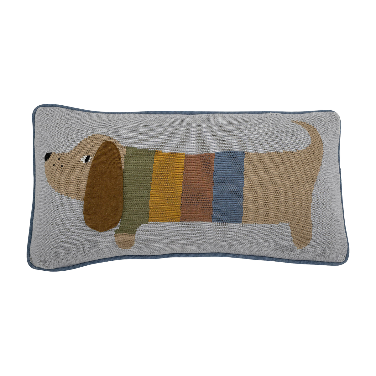 Charlie Kissen Blue Baumwolle Oeko-Tex® - Bloomingville Mini
