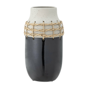 Vase Janie Cerámica Negra - Bloomingville