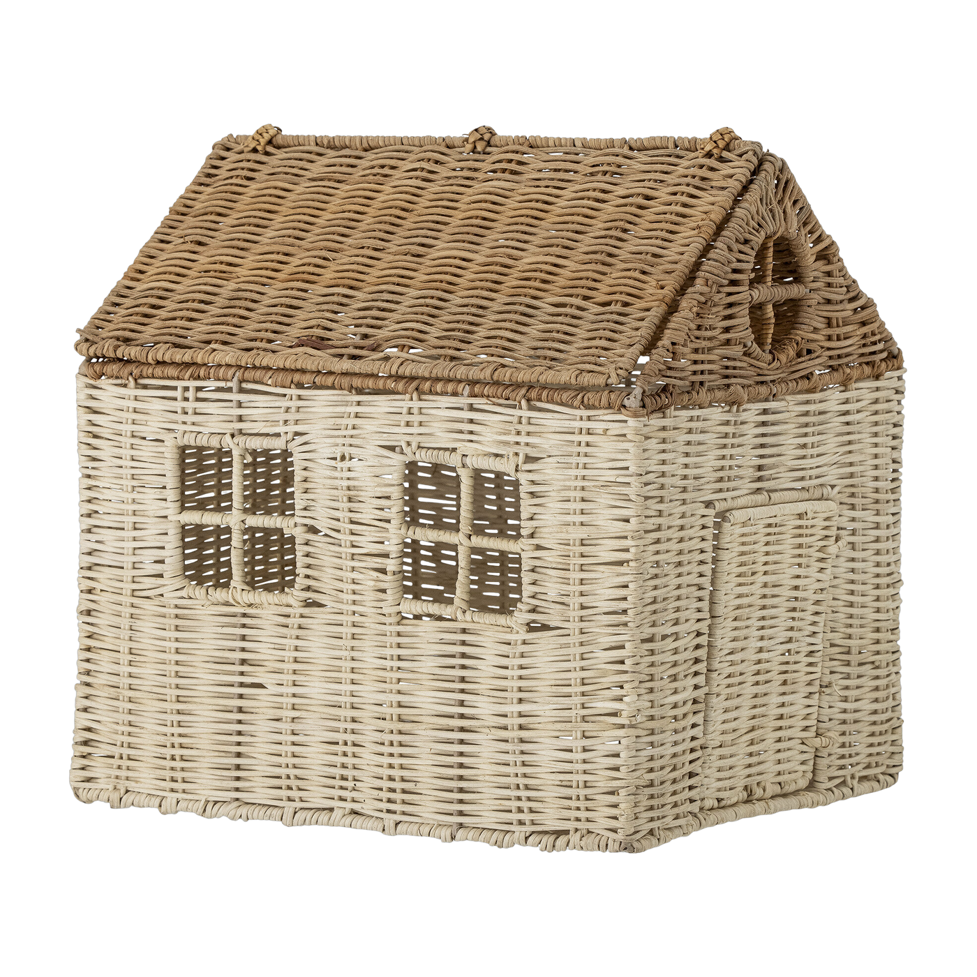 Maison de poupée avec couvercle en rotin 30cm Sigga - Bloomingville Mini