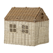Sigga Puppenhaus Mit Deckel Natur Rattan - Bloomingville Mini