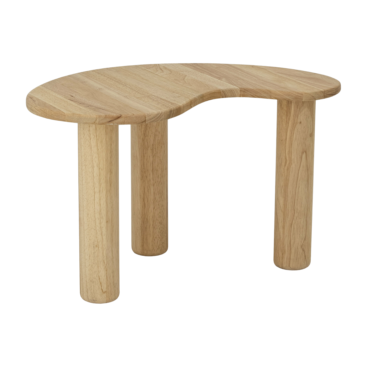 Table basse 65 x 40 cm en bois d'hévéa naturel Luppa - Bloomingville