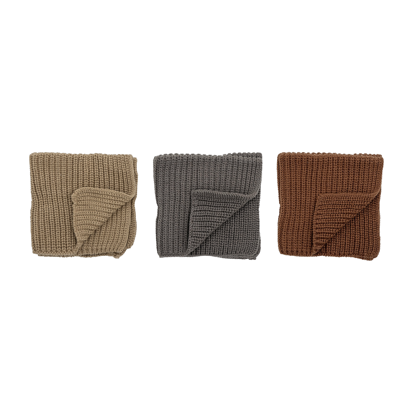 Torchon Ninna Coton Gris - Bloomingville