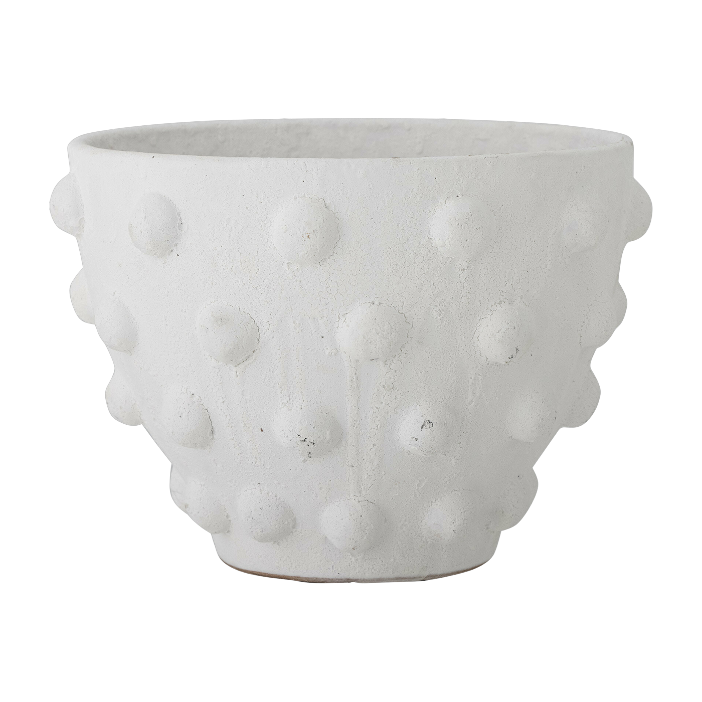 Pot de fleur en terre cuite blanche 20 cm Rokiya - Bloomingville