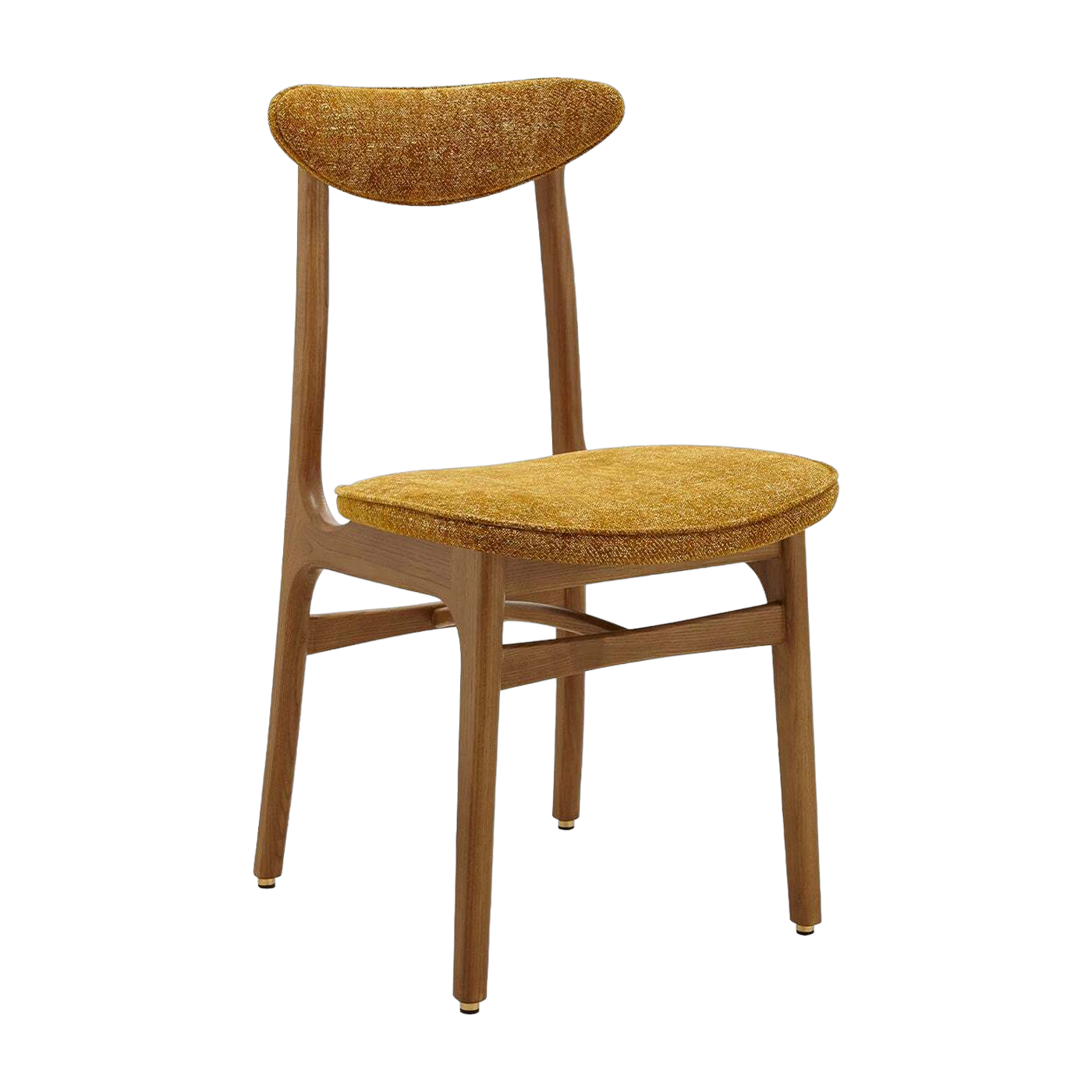 Stuhl Marble Senf Dunkel Wood - 366 Concept