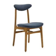 Chair Boucle Denim Dark Wood - 366 Concept