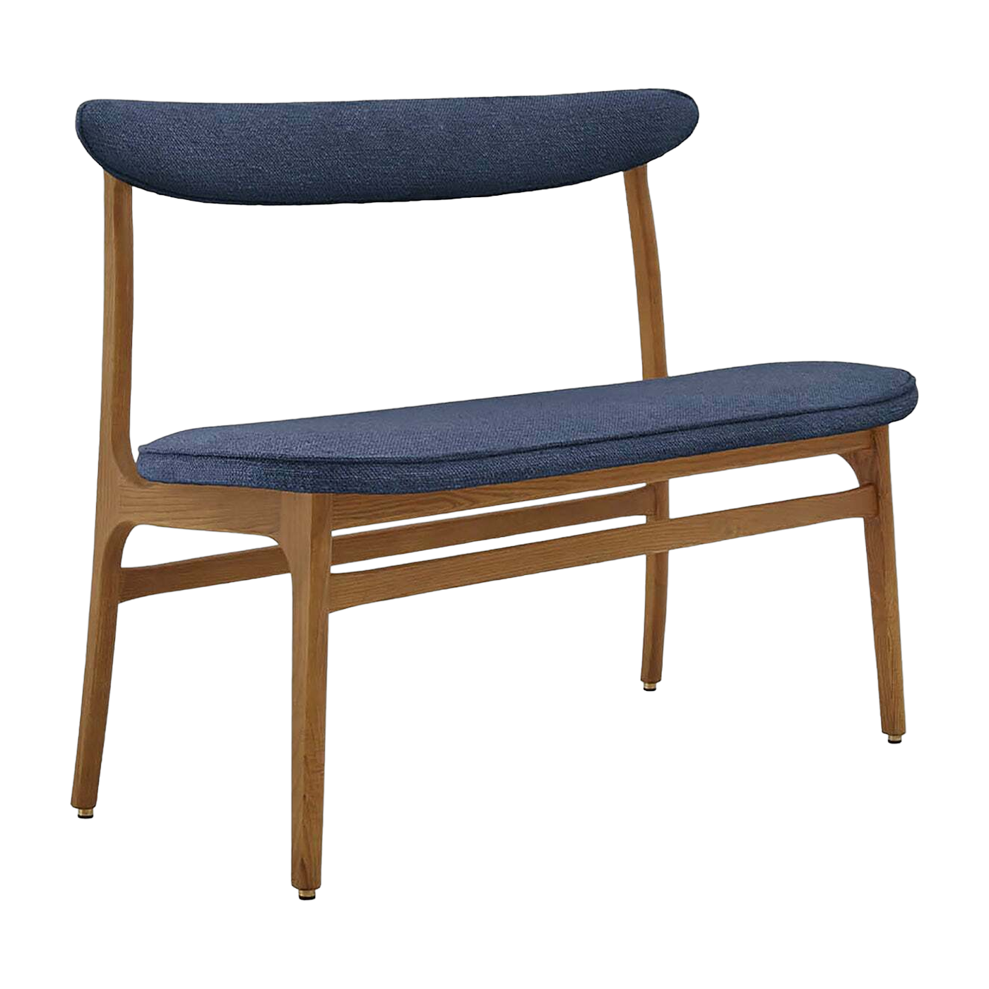 Bench Boucle Denim Dark Wood - 366 Concept