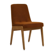 Sedia Var Boucle Sierra scuro Wood - 366 Concept