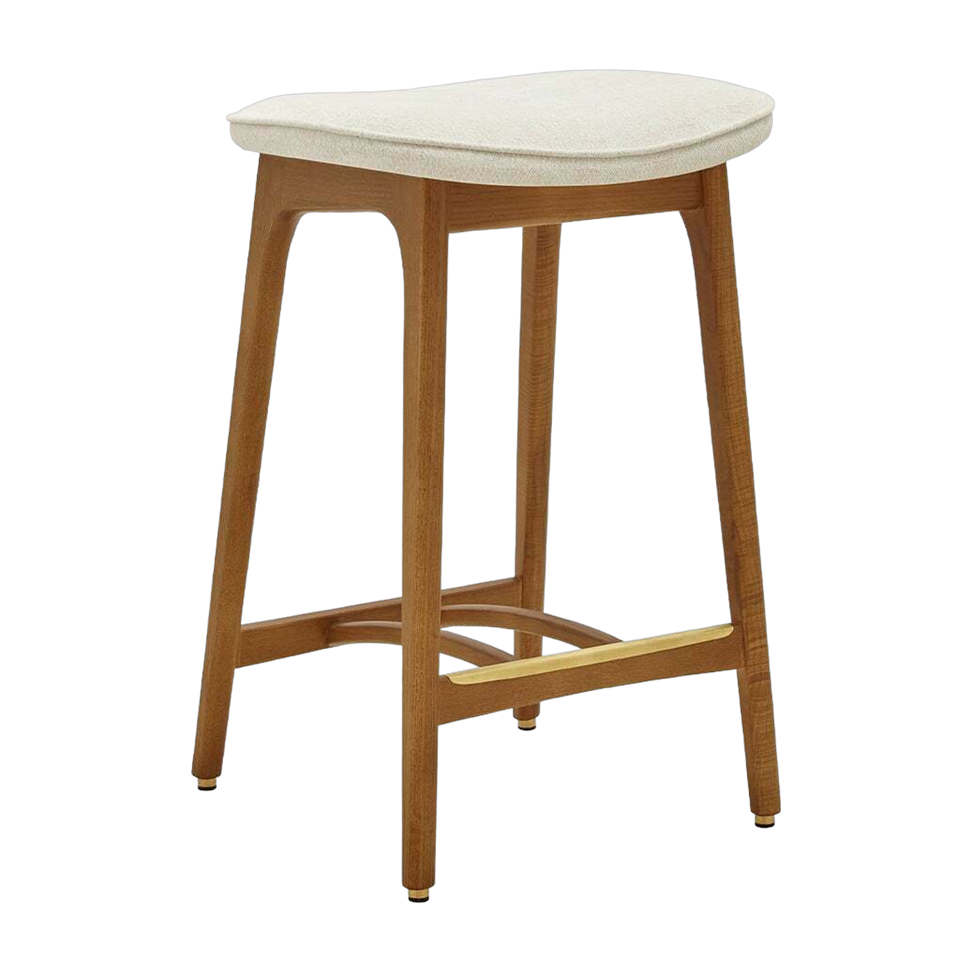 Barhocker Basic S/65 Marble Weiß Dunkel Wood - 366 Concept