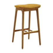Barhocker Basic M/75 Marble Mustard Dark Wood - 366 Concept