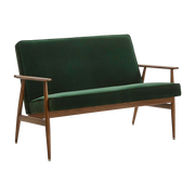 Fox Sofa Velvet Bottle Grün Dunkel Wood - 366 Concept