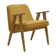 Junior Sessel Boucle Mustard Dark Wood - 366 Concept