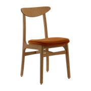 Stuhl Mix Velvet Sierra Dunkel Wood - 366 Concept