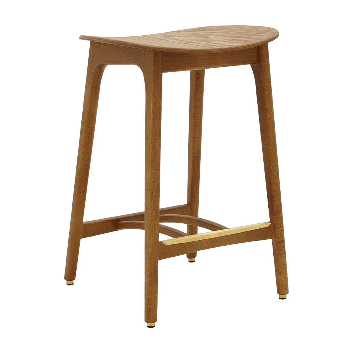 Sgabello da bar Basic M/75 Timber Nd Dark Wood - 366 Concept