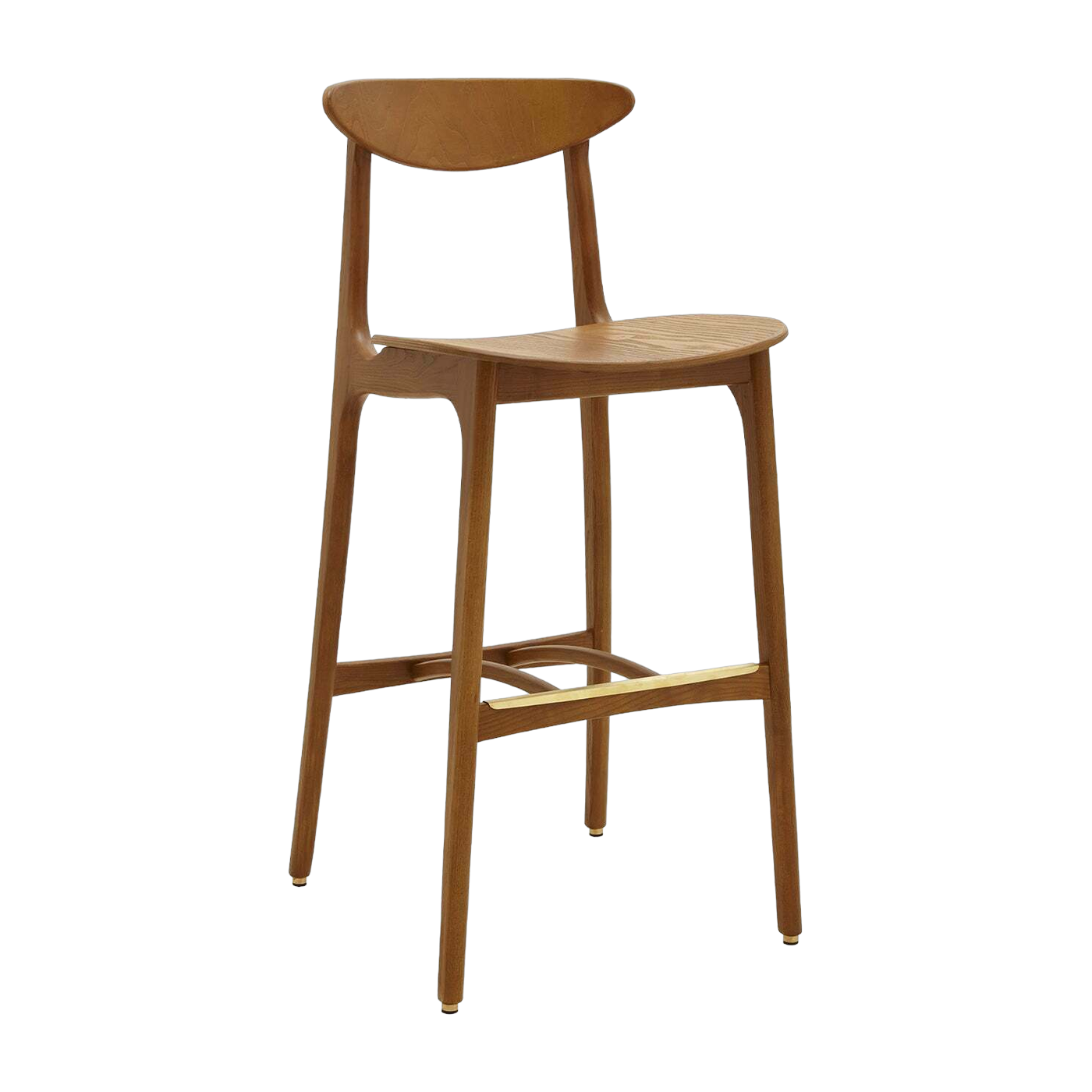 Chaise de bar en frêne foncé 75 cm Timber - 366 Concept