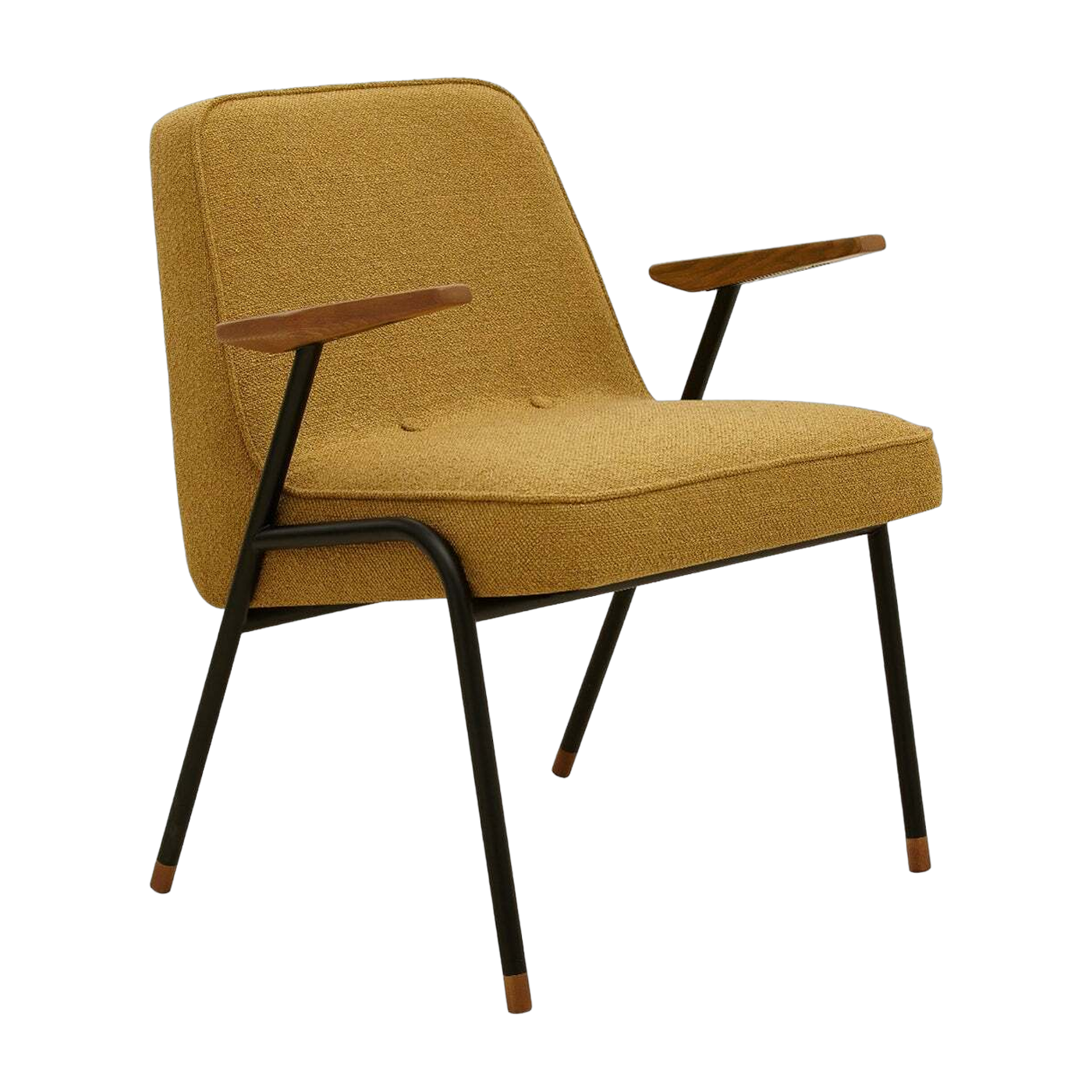 Metal Sessel Boucle Senf 02 - 366 Concept