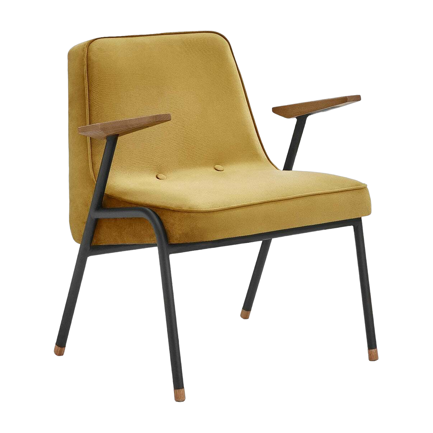 Metal Sessel Shine Velvet Senf 03 - 366 Concept