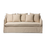 Sofa bed natural fabric and corteccia stitching Ghost 15 - Gervasoni