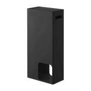 Small black toilet paper storage cabinet - Yamazaki