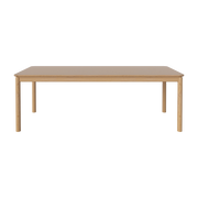 Table à manger extensible en chêne huilé 220 x 90 cm Ronya - Bolia