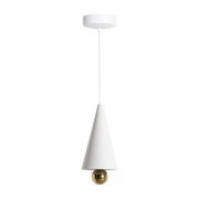 Lampada a sospensione in alluminio bianco da 16 cm Cherry - Petite Friture