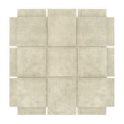 Tapis en laine beige 180x180 cm Basket - Design House Stockholm
