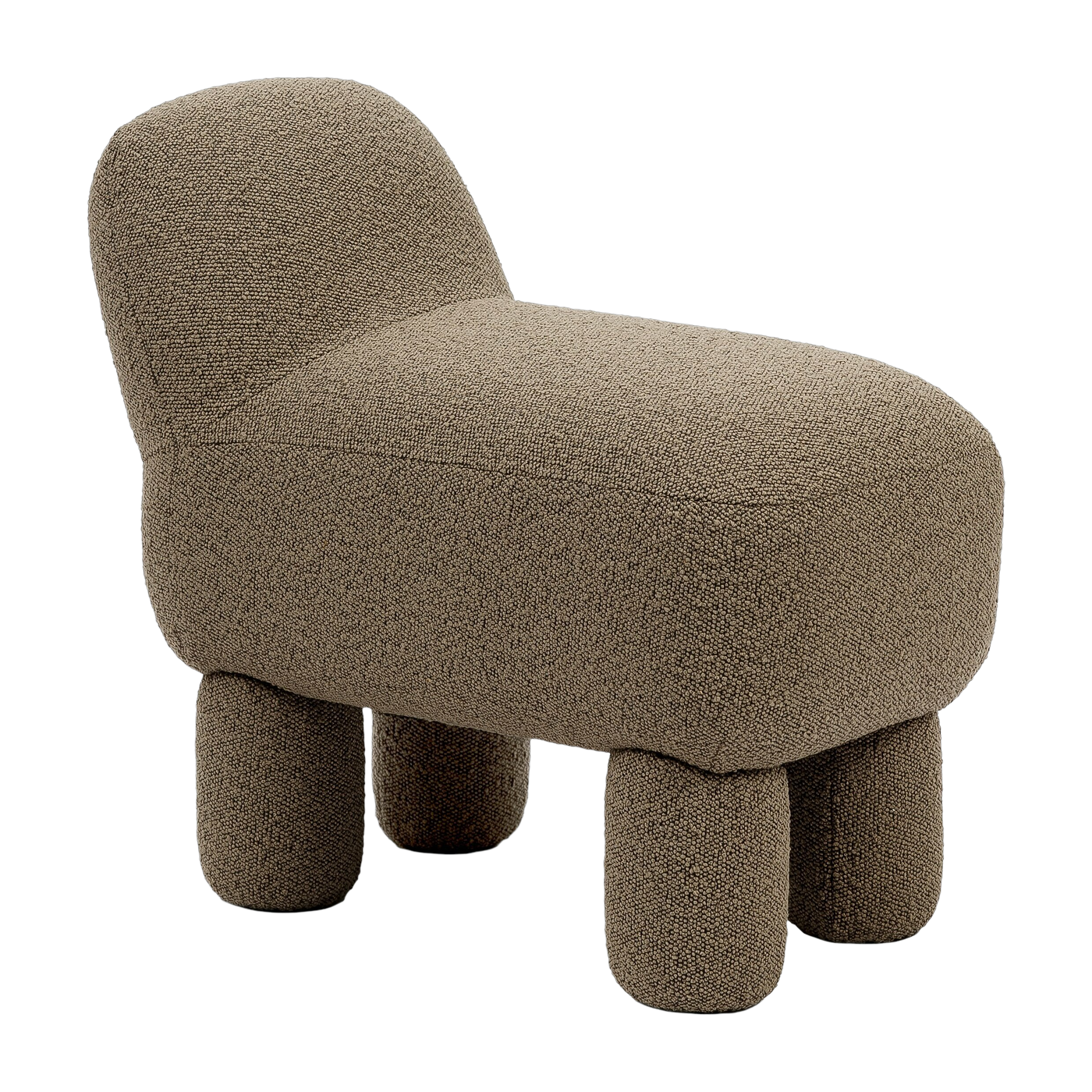 Pouf marrone in poliestere riciclato 59 cm Lulu - Design House Stockholm