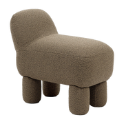 Brauner Sitzsack aus recyceltem Polyester 59 cm Lulu -. Design House Stockholm