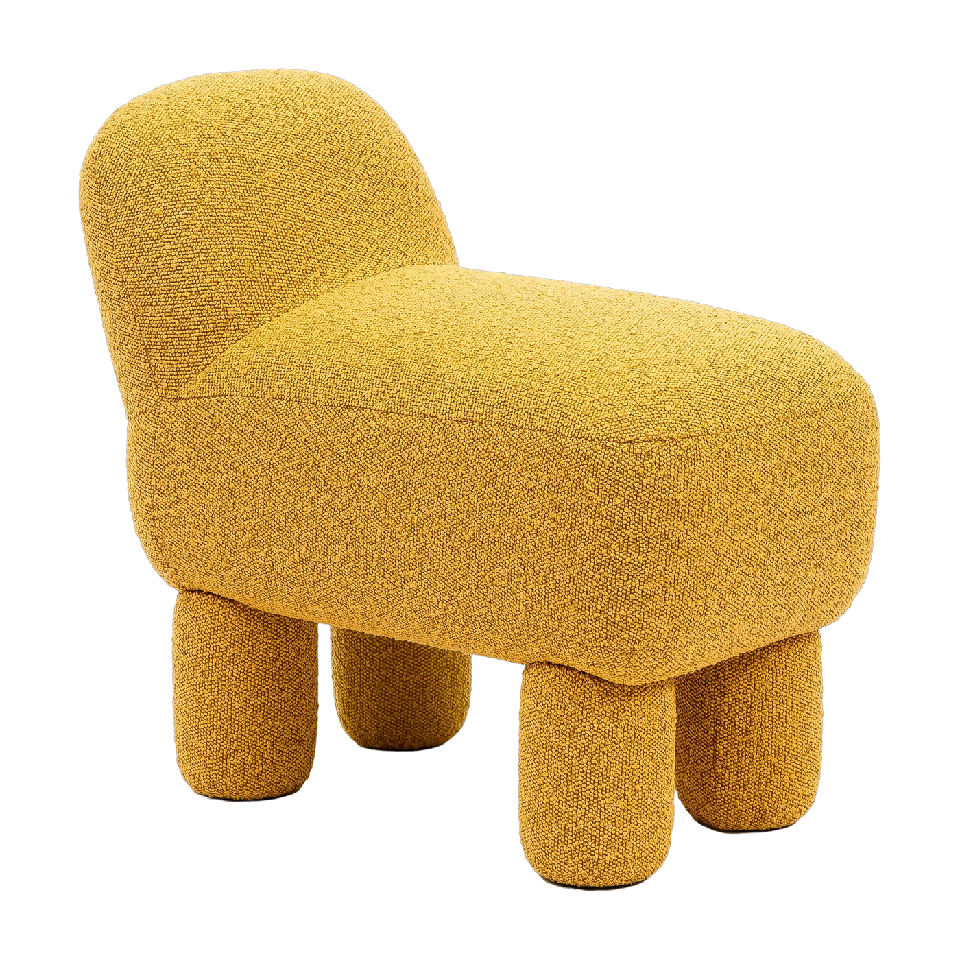 Pouf giallo in poliestere riciclato di 59 cm Lulu - Design House Stockholm
