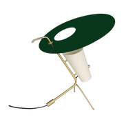 G24 green brass and aluminum table lamp - Sammode
