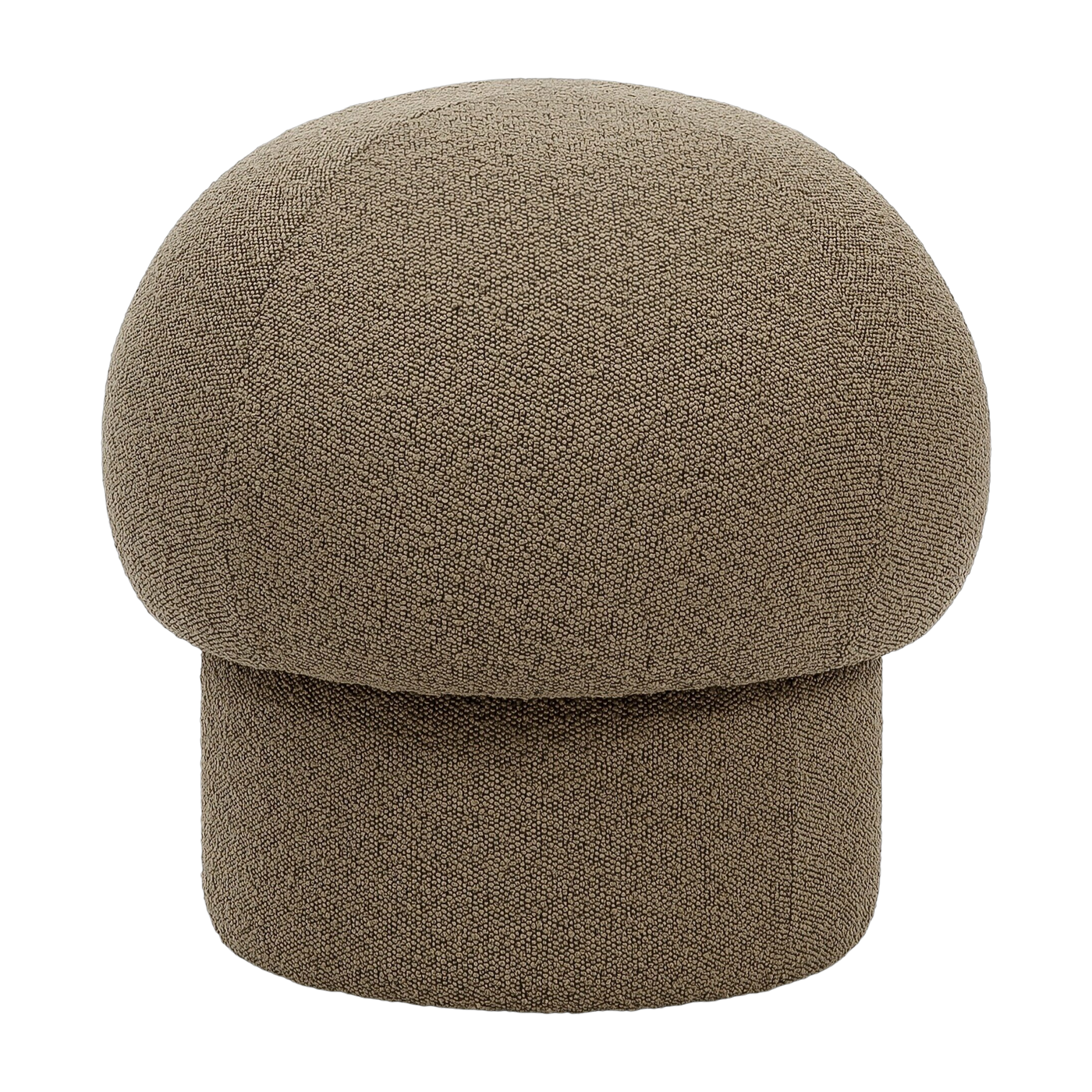 Pouf marrone in poliestere riciclato da 50 cm Uno - Design House Stockholm