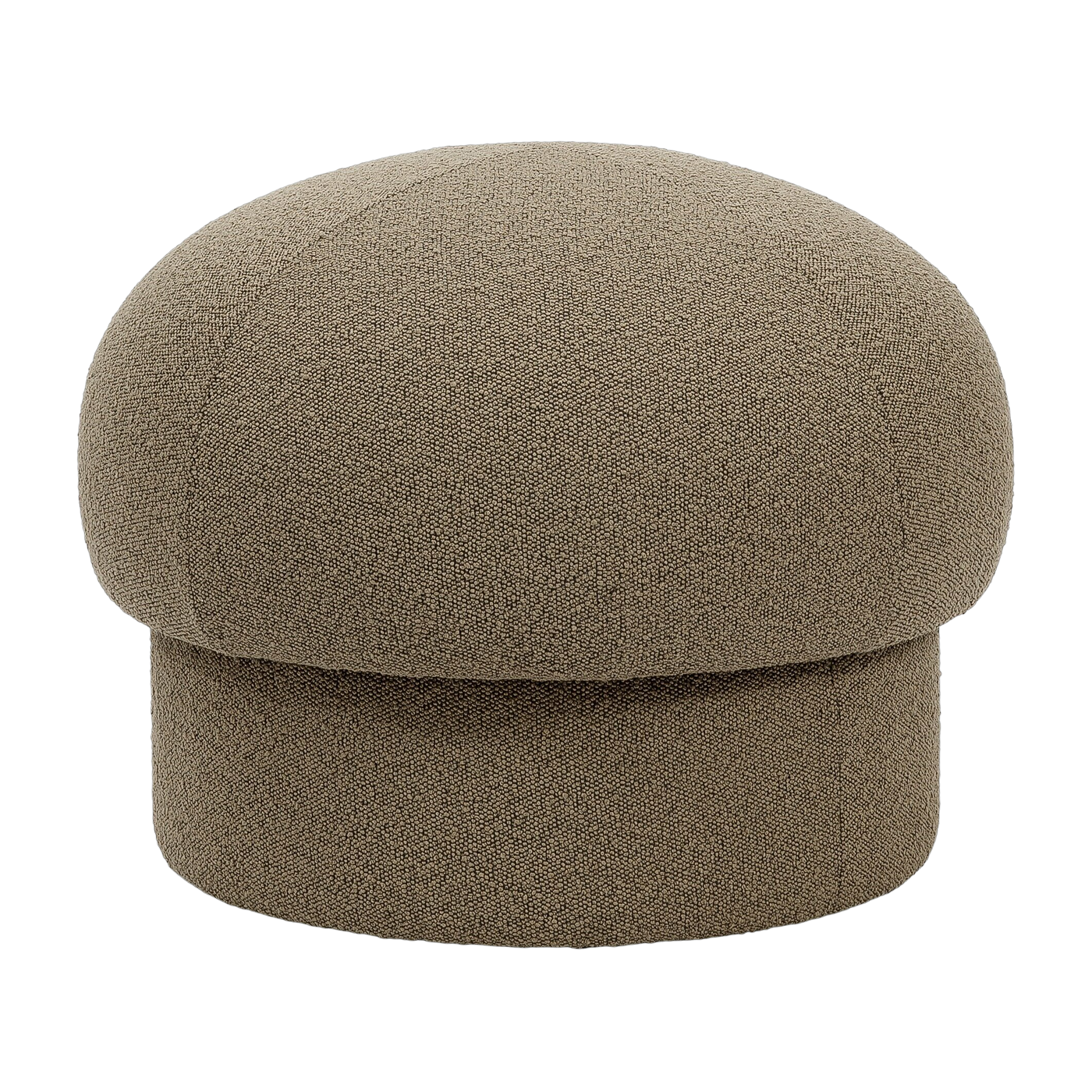 Pouf marrone in poliestere riciclato da 65 cm Uno - Design House Stockholm