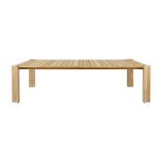 Natural teak dining table 105 x 281 cm Atmosfera - Gubi