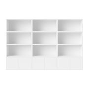 White lacquered MDF wood storage unit 210 x 140 cm Combination 17 - Bolia