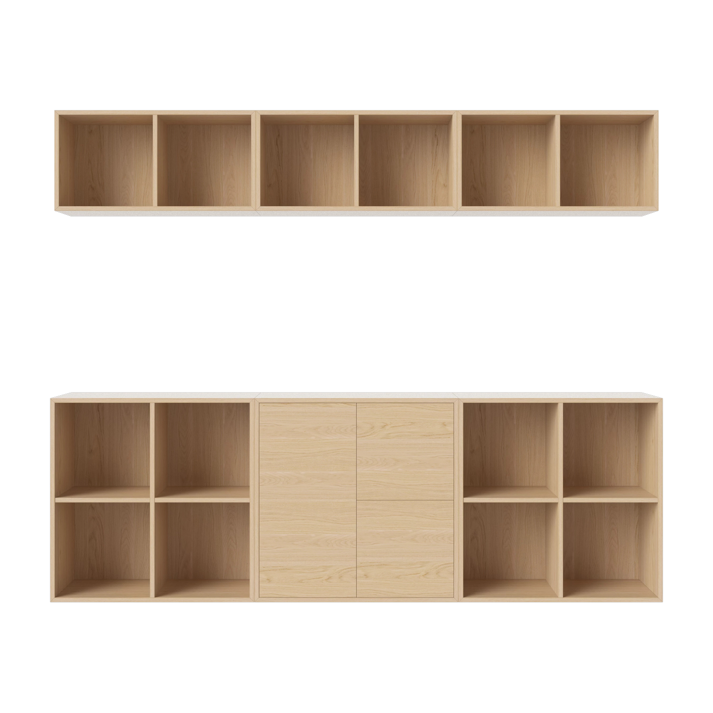 Contenitore Combination 13 in rovere 210 x 210 cm - rovere oliato Bolia