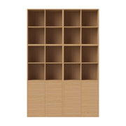 Oiled oak storage unit 210 x 140 cm Combination 09 - Bolia