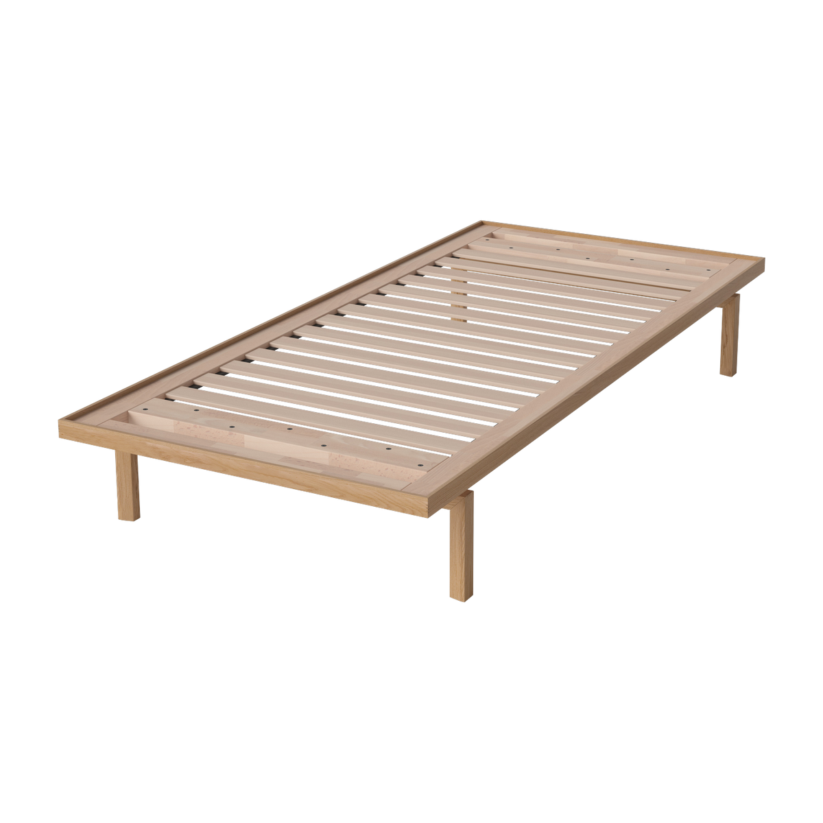 Bettgestell aus geölter Eiche 90 x 200 cm Elton -. Bolia