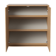 Scarpiera con ante in rovere oliato, 70 x 70 cm - Case Bolia