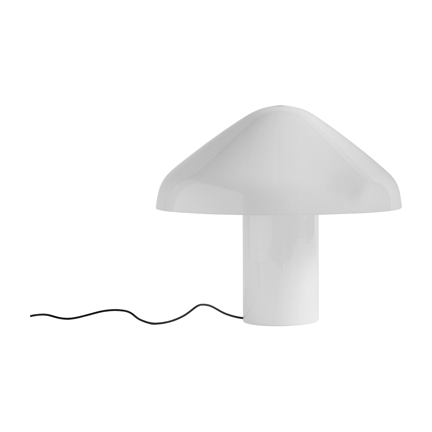 White glass table lamp 30 x 35 cm Pao - Hay