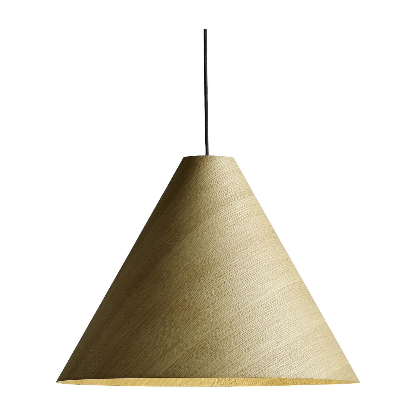 Oak veneer lampshade 35 x 45 cm Degrees- Hay