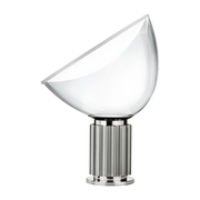 Small table lamp design in silver-plated metal Taccia - Flos