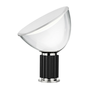 Petite lampe de table design en métal noir Taccia - Flos